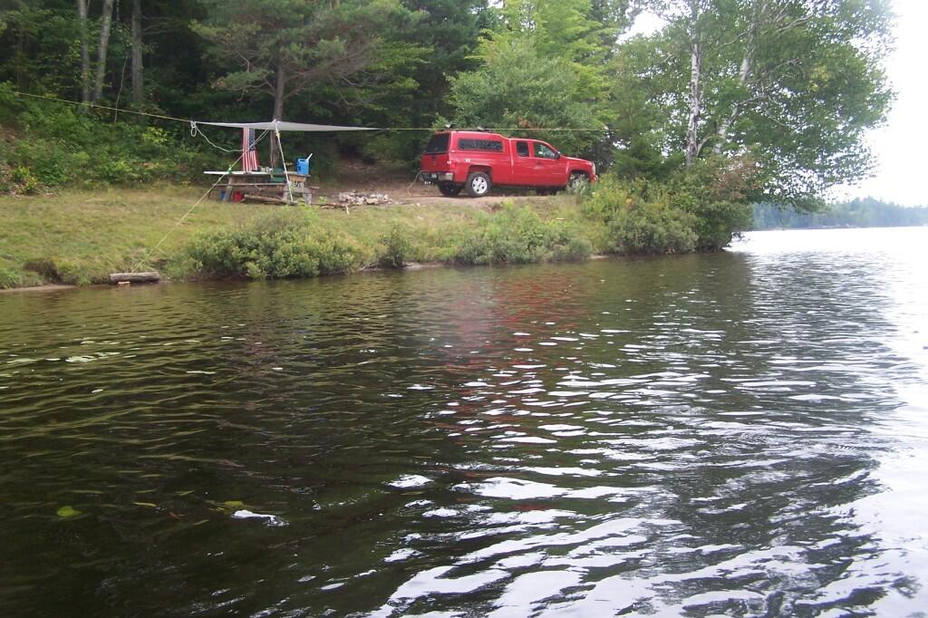 Photo: Campsite from the Water Photo: Campsite from the Water