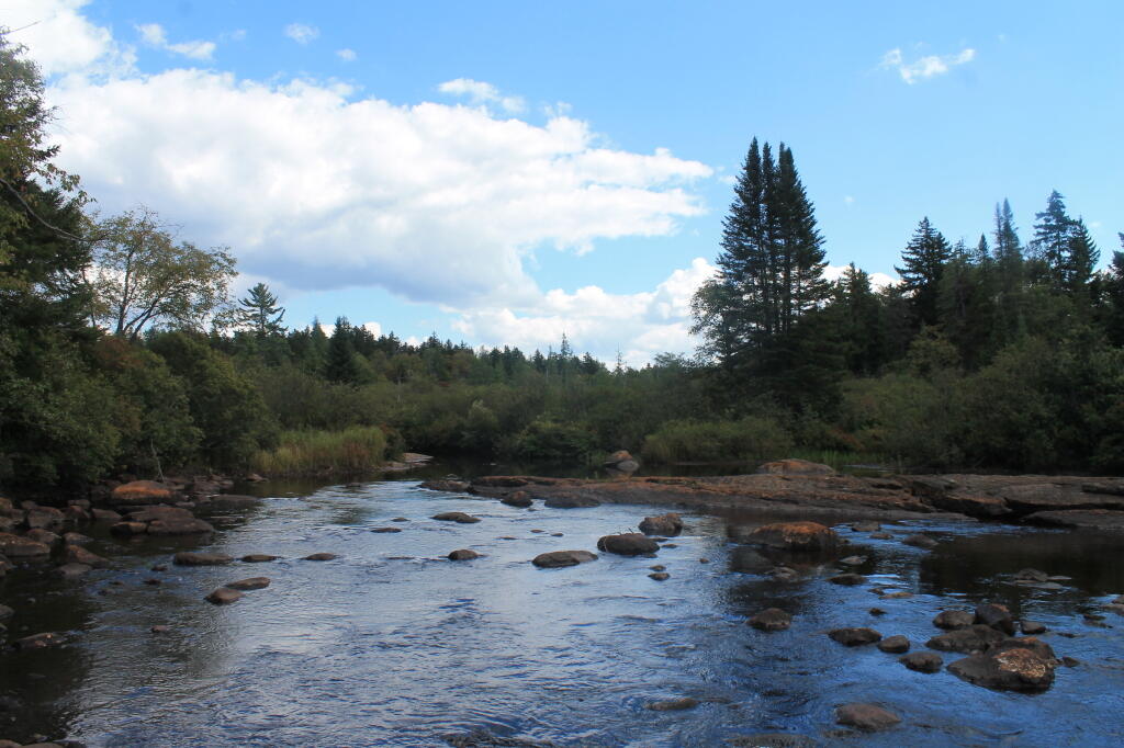 Photo: Natural Rock Dam on Moose River Photo: Natural Rock Dam on Moose River