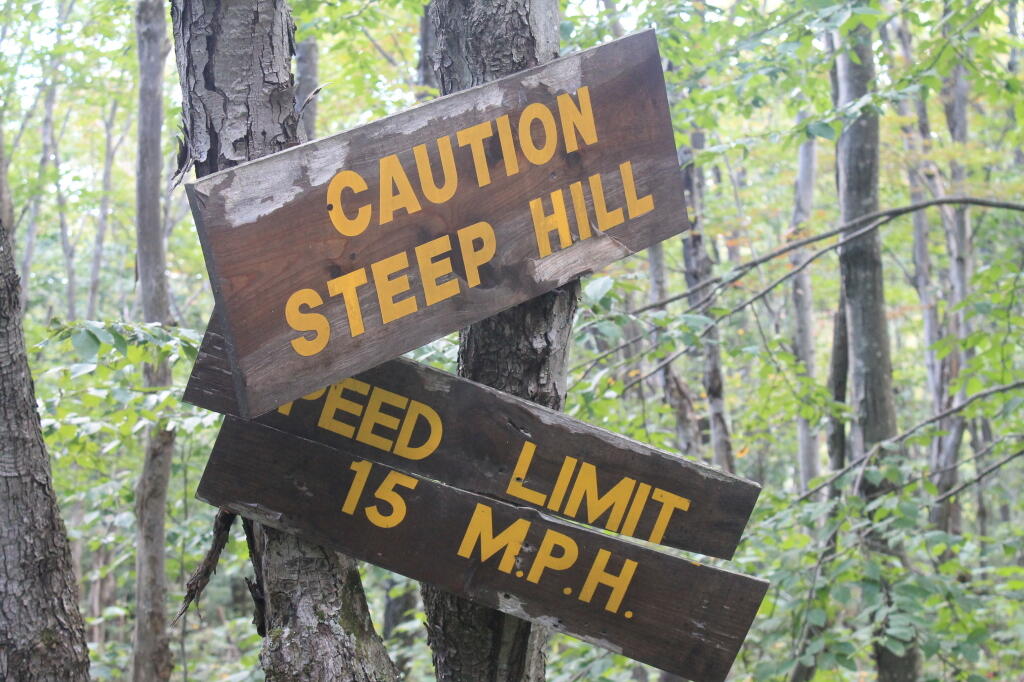Photo: Caution Steep Hill Photo: Caution Steep Hill