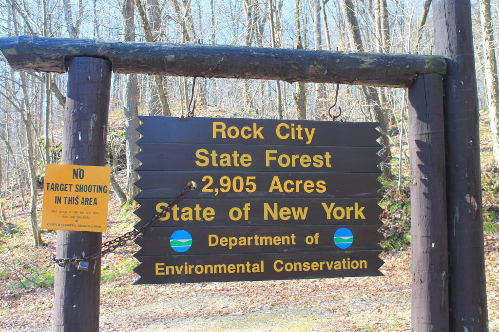 Photo: Rock City State Forest Sign Photo: Rock City State Forest Sign