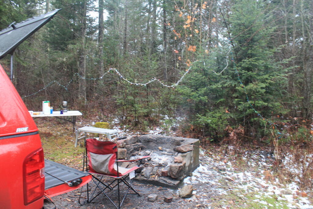 Photo: Small Morning Fire to Warm Up By Photo: Small Morning Fire to Warm Up By