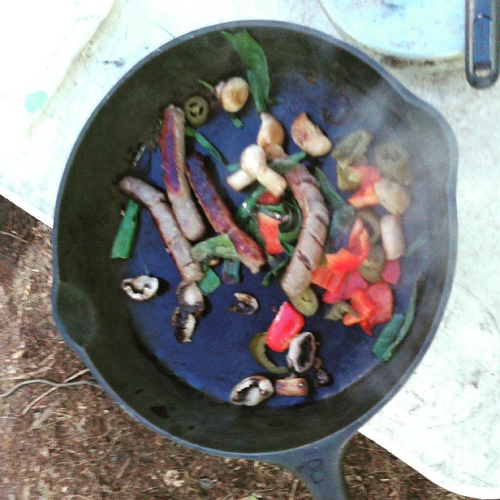 Photo: Colorful breakfast - just add eggs Photo: Colorful breakfast - just add eggs