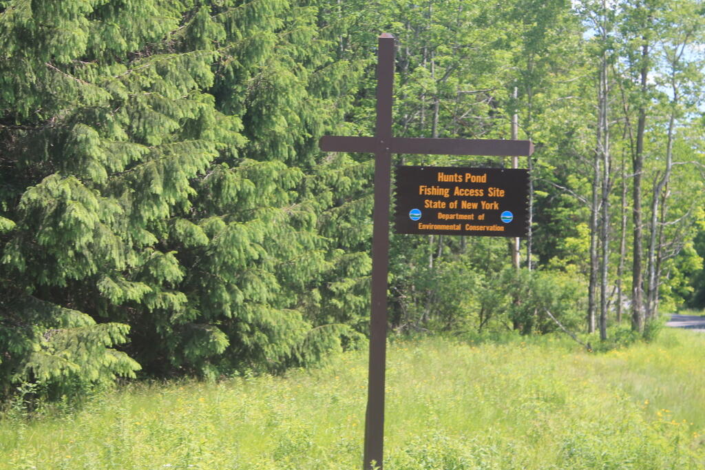 Photo: Hunts Pond State Forest Sign Photo: Hunts Pond State Forest Sign
