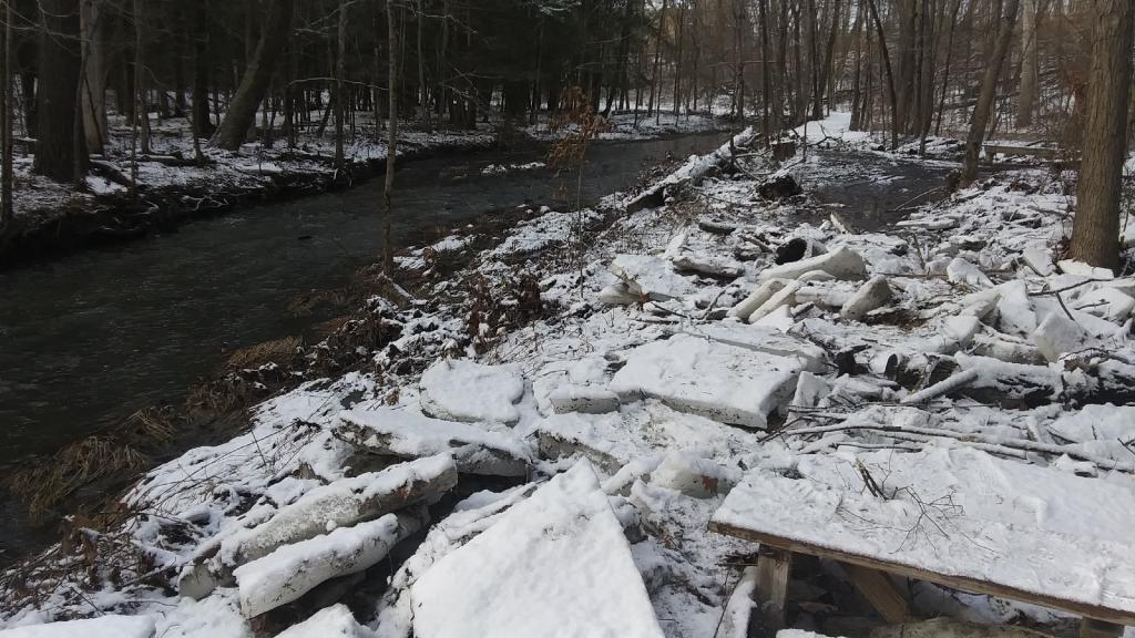 Photo: Ice flows Photo: Ice flows