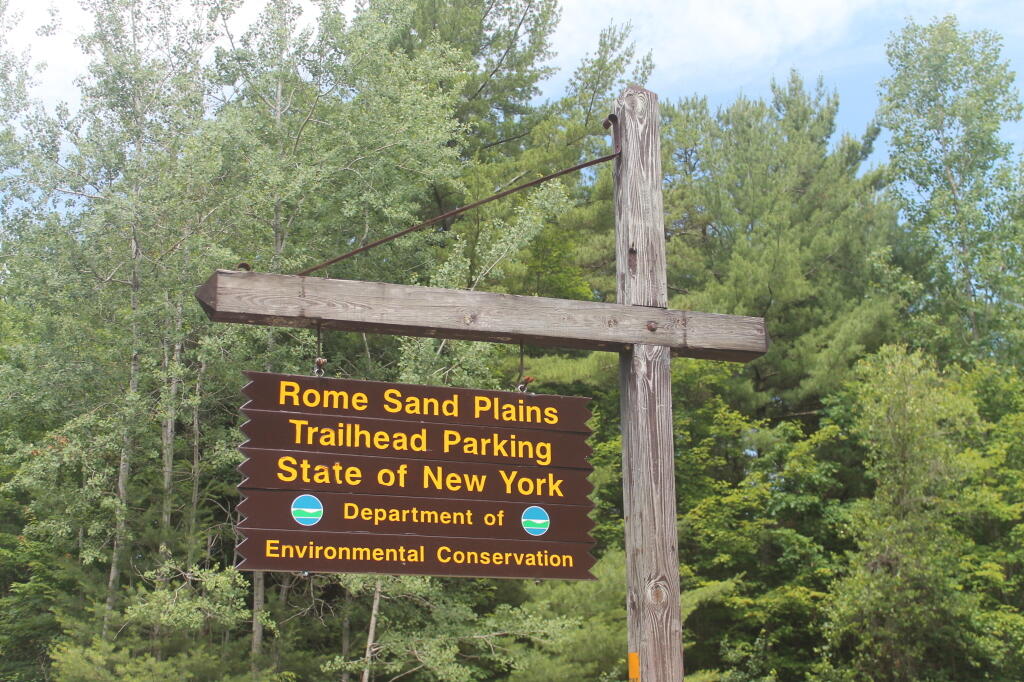 Photo: Rome Sand Plains Sign Photo: Rome Sand Plains Sign