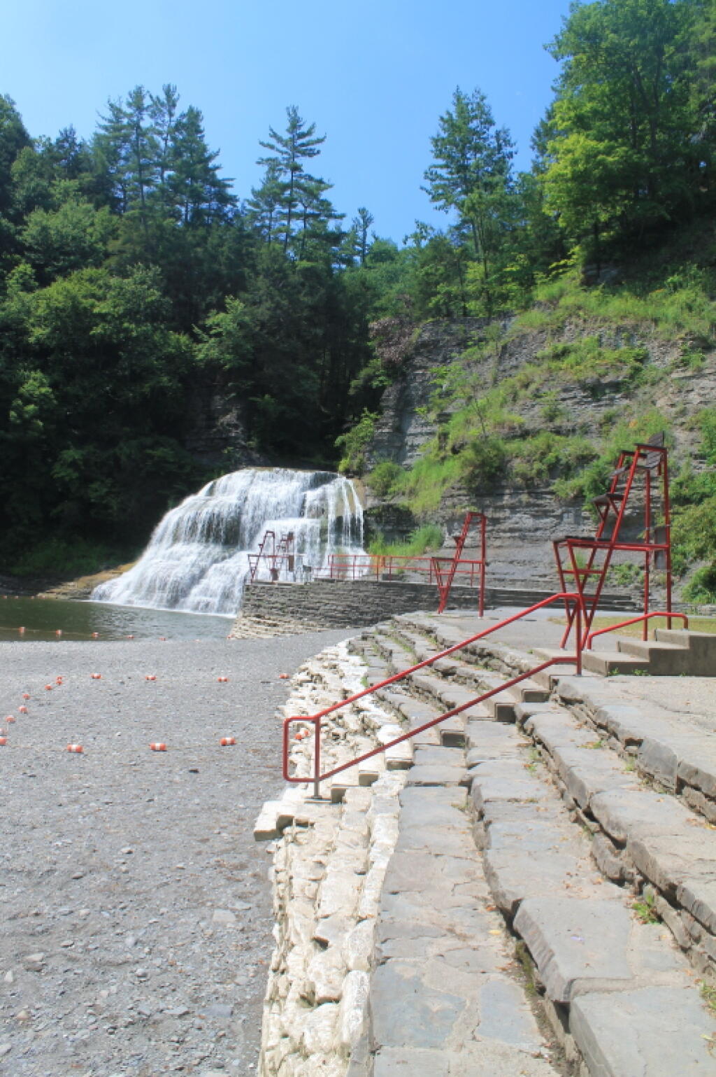 Photo: Low Water Levels with Dam Out Photo: Low Water Levels with Dam Out
