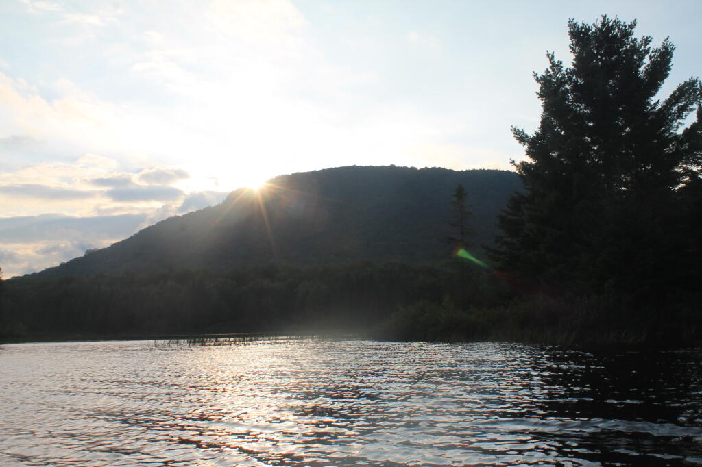 Photo: Setting Sun Over Payne Mountain Photo: Setting Sun Over Payne Mountain