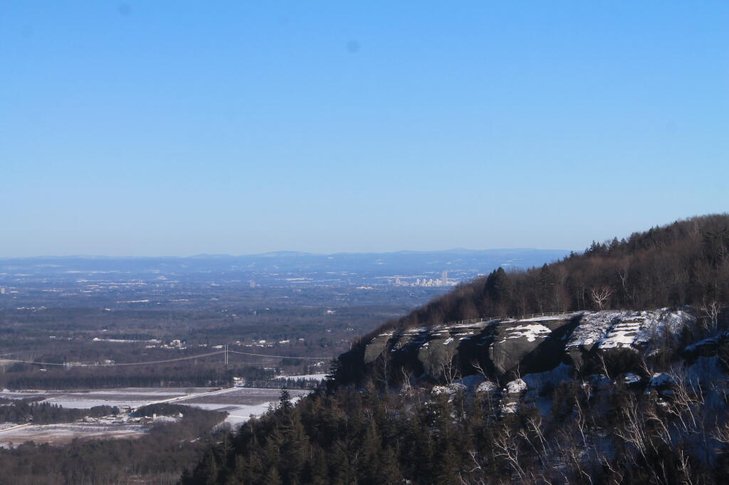Photo: Escarptment on Clear Winter Afternoon Photo: Escarptment on Clear Winter Afternoon