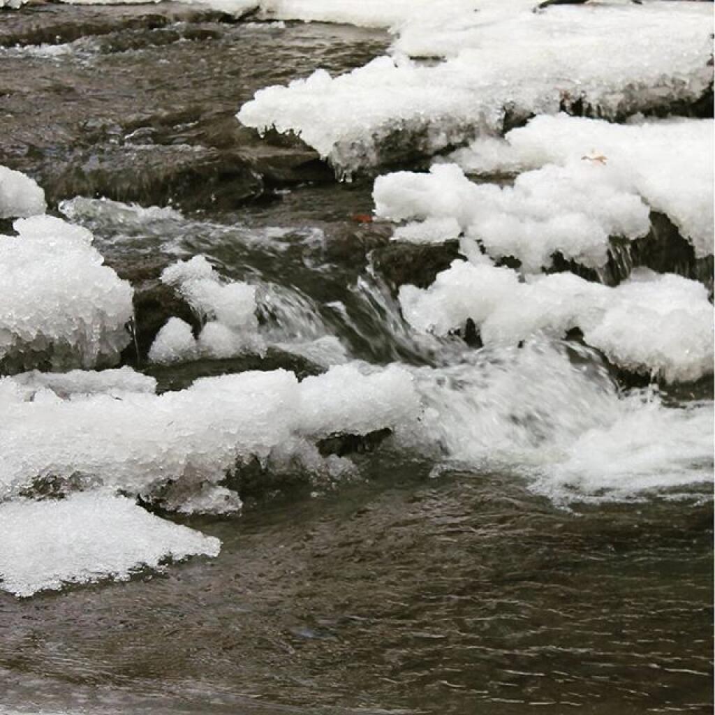Photo: Some ice remains on the Vlomans Kill Photo: Some ice remains on the Vlomans Kill