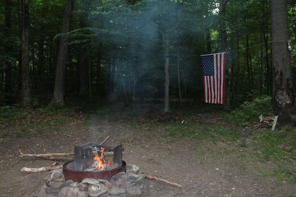 Photo: Starting the Campfire Photo: Starting the Campfire
