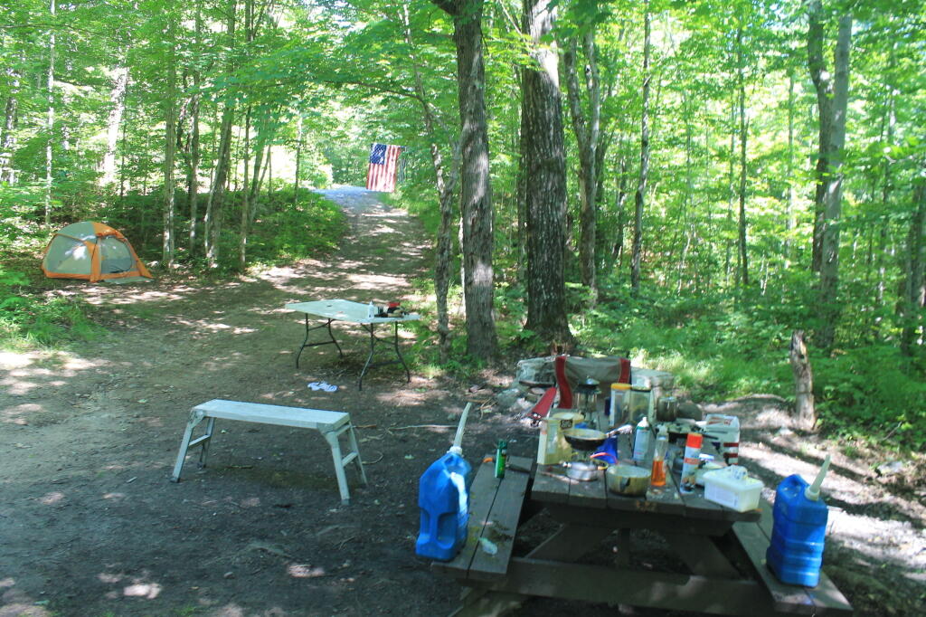 Photo: Camping at Bear Pond Campsite Photo: Camping at Bear Pond Campsite
