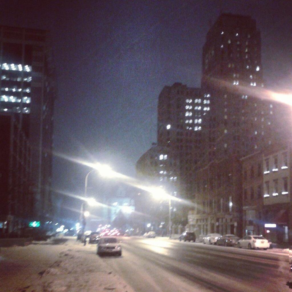 Photo: Downtown Albany after light snow Photo: Downtown Albany after light snow