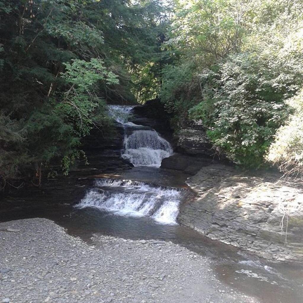 Photo: Waterfalls by the old grist mill Photo: Waterfalls by the old grist mill