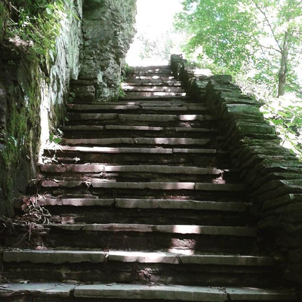 Photo: The Cliffside Stairs Photo: The Cliffside Stairs