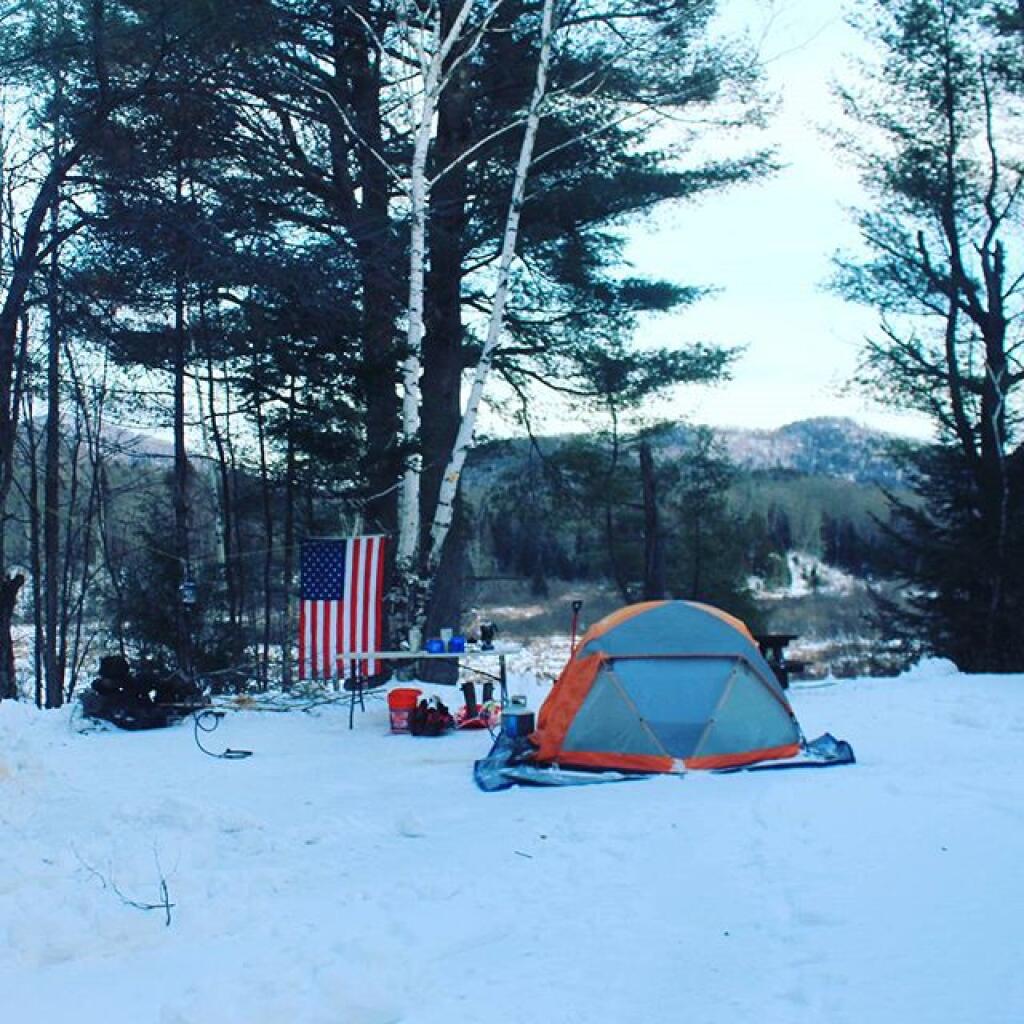 Photo: Winter Camping Photo: Winter Camping