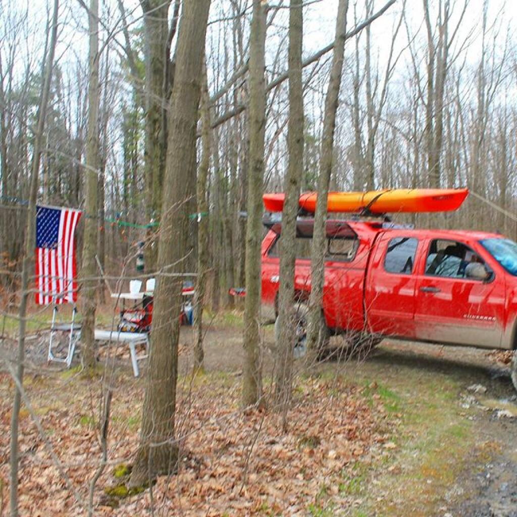 Photo: Took the tarps down so I won't have to deal with wet ones in the morning Photo: Took the tarps down so I won't have to deal with wet ones in the morning