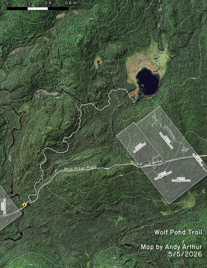 Map: Wolf Pond Trail Ortho Map: Wolf Pond Trail Ortho