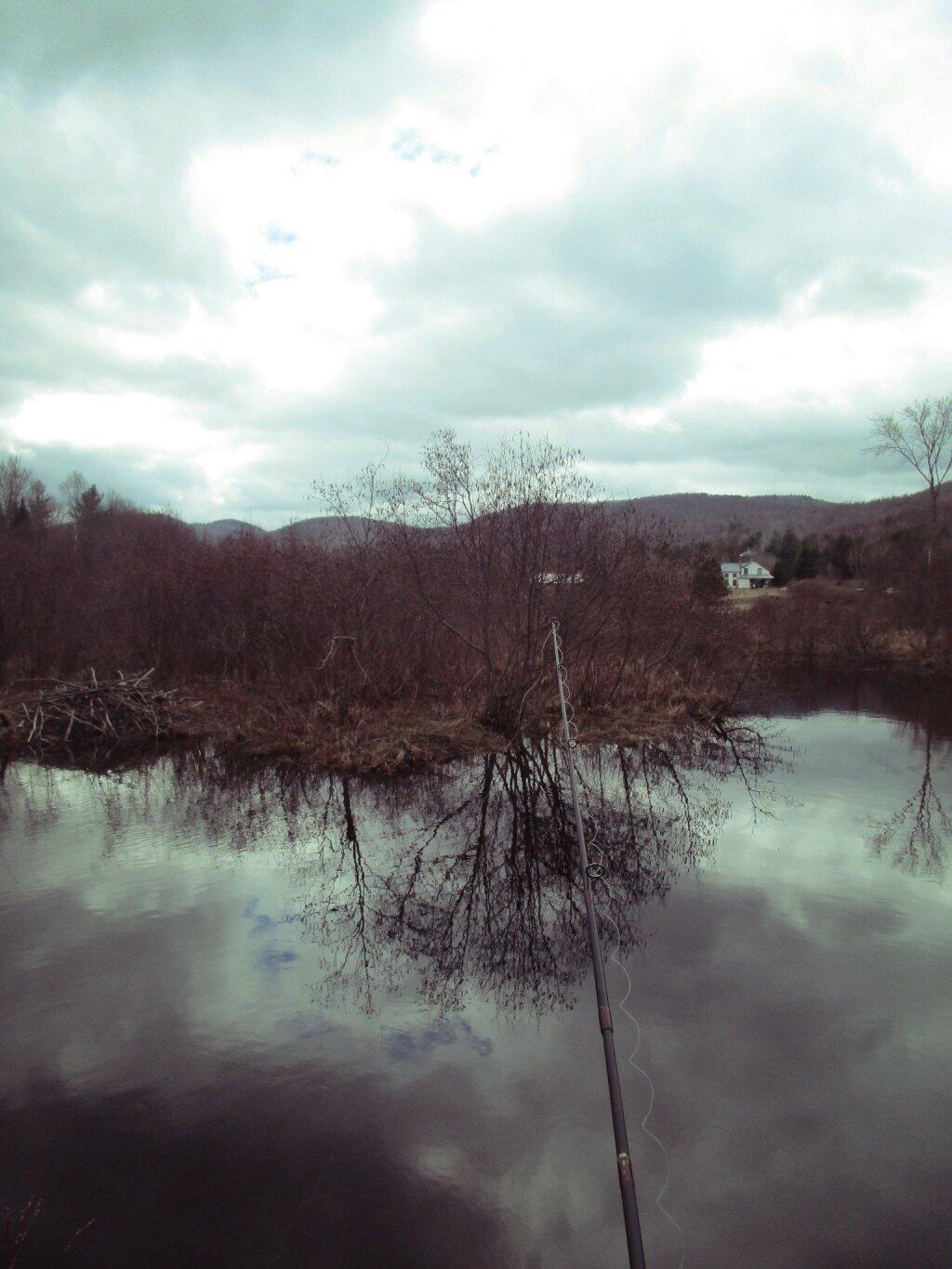 Photo: Fishing The Mill Creek Photo: Fishing The Mill Creek