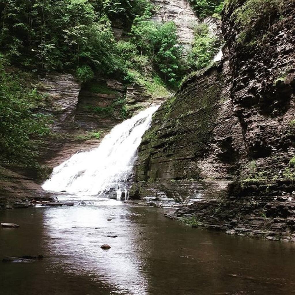 Photo: Pool below Lucifer Falls Photo: Pool below Lucifer Falls