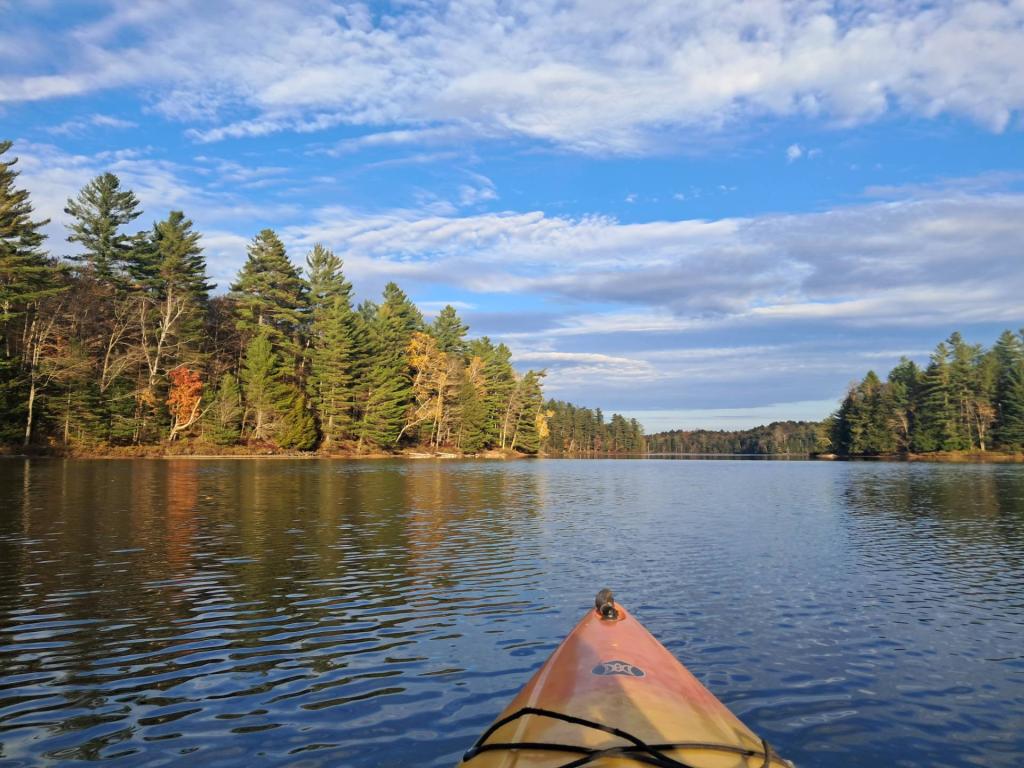 Photo: Nose of the Kayak Photo: Nose of the Kayak