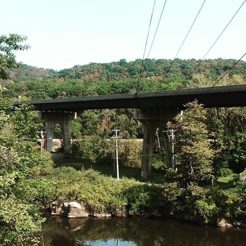 Photo: The bridge that almost crossed Moss Island Photo: The bridge that almost crossed Moss Island