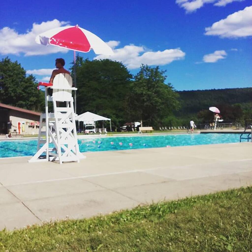 Photo: Glad summer has returned, even if a bit chilly in the pool