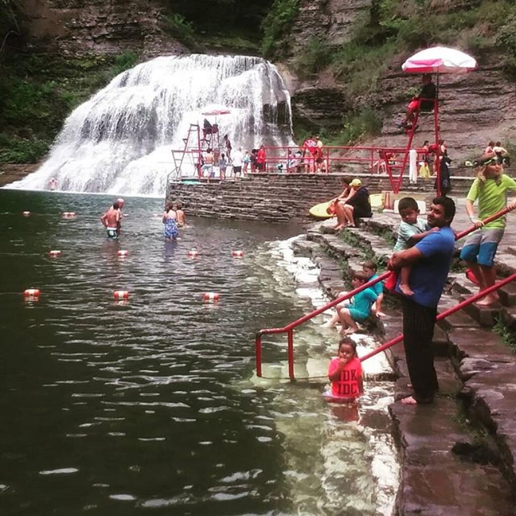 Photo: Not a lot of people swimming today Photo: Not a lot of people swimming today