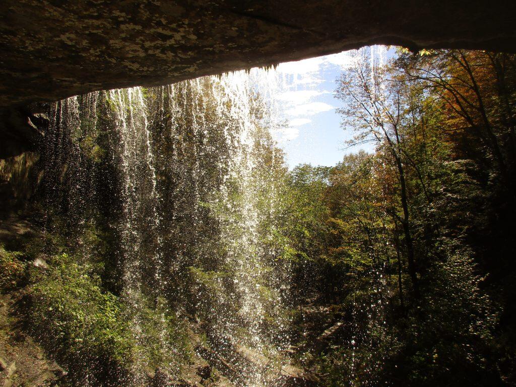 Photo: Under Tinker Falls Photo: Under Tinker Falls