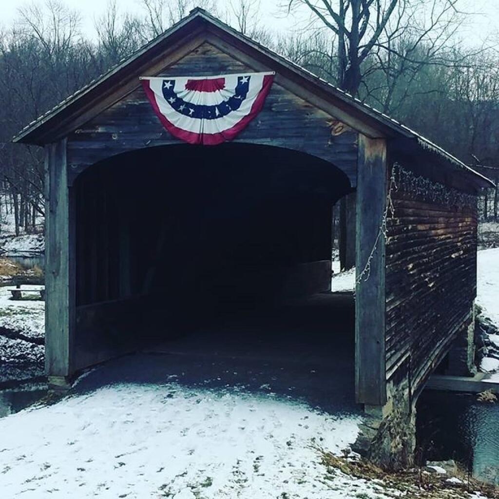 Photo: Old covered bridge