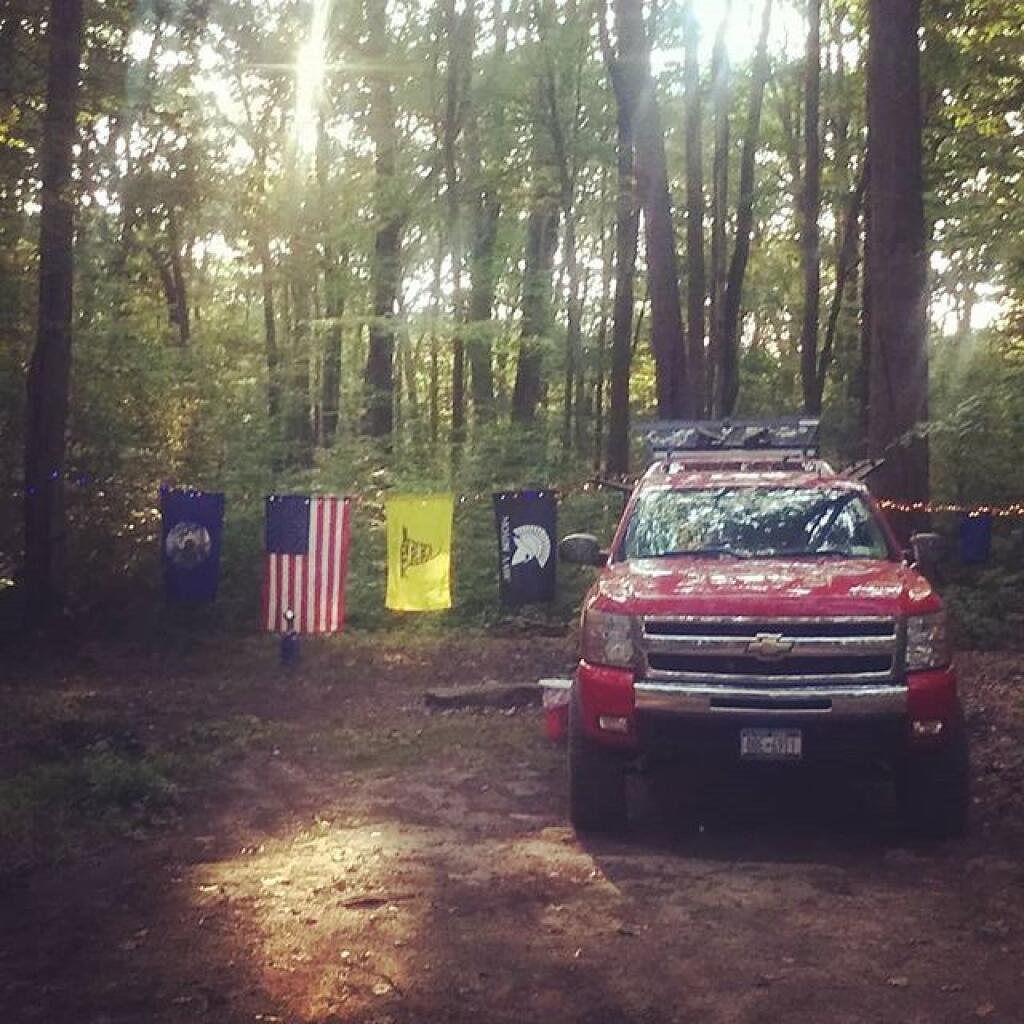 Photo: Morning at camp Photo: Morning at camp