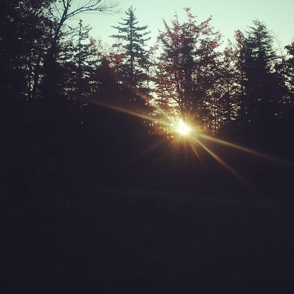 Photo: Sun rises over Almost Heaven Photo: Sun rises over Almost Heaven