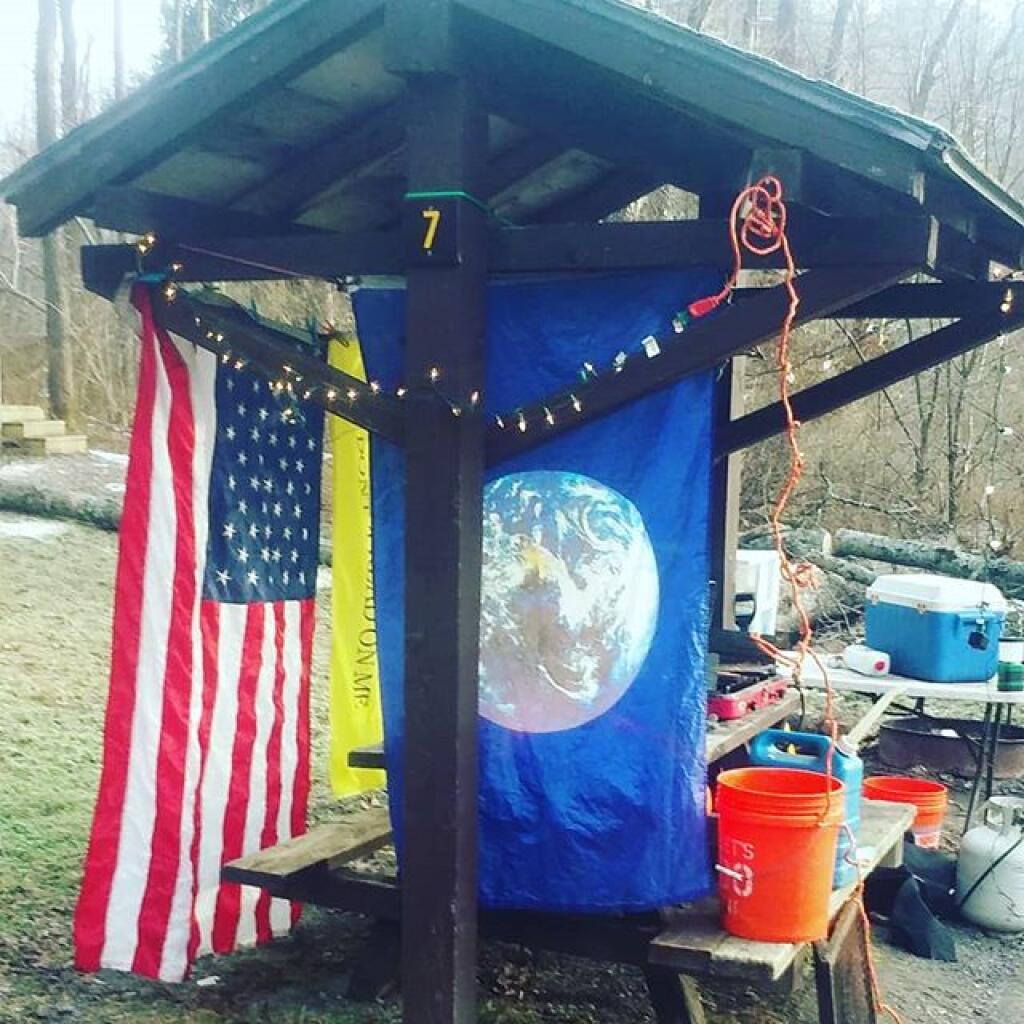 Photo: I like these camp pavilions