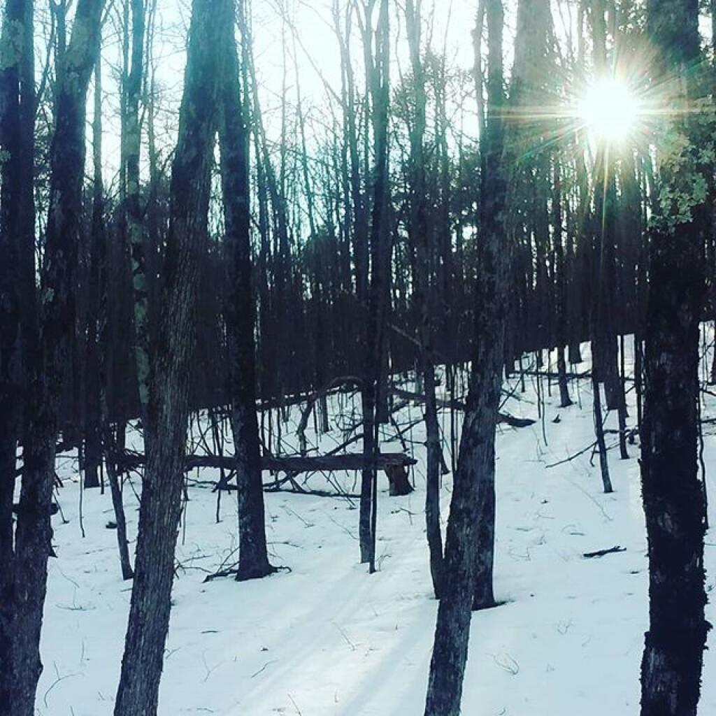 Photo: Walking the ridge line Photo: Walking the ridge line