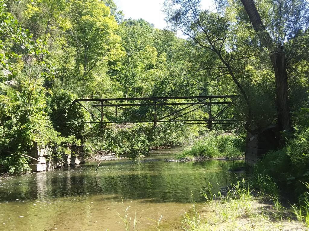 Photo: Old Bridge Along Gorge Trail Photo: Old Bridge Along Gorge Trail