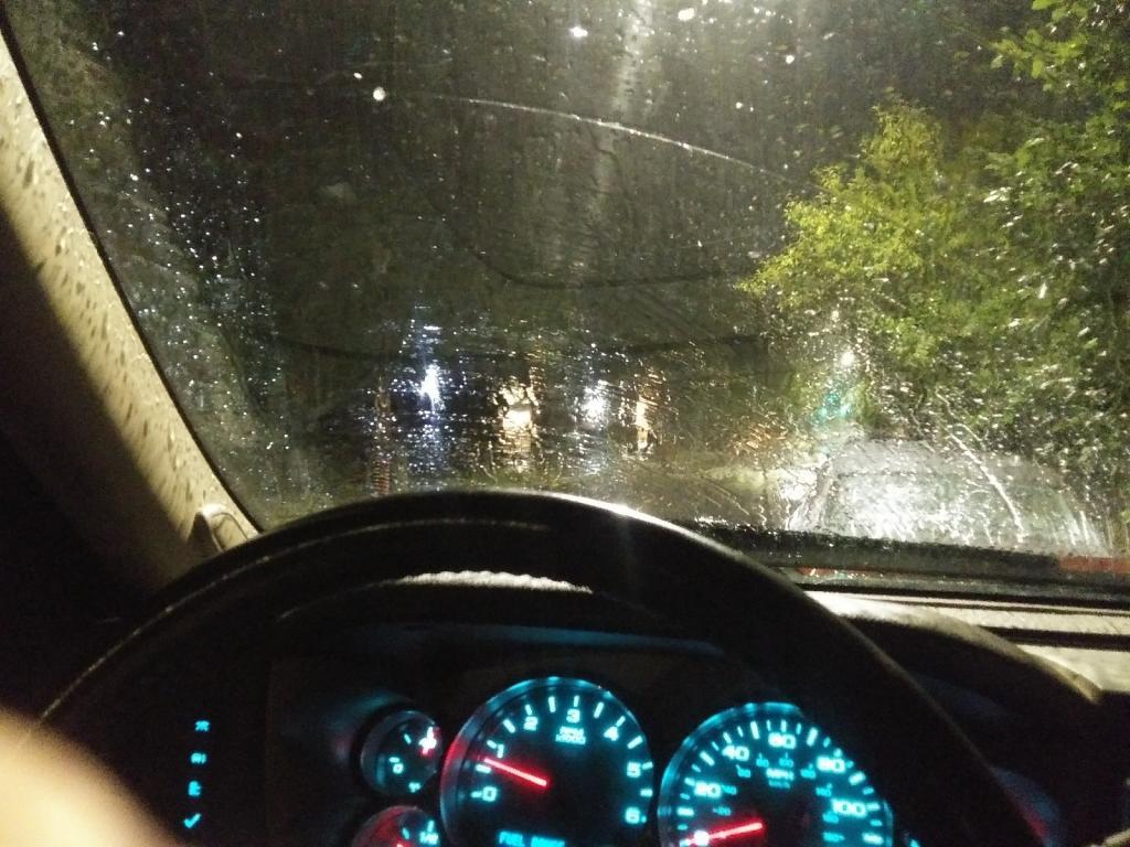 Photo: Driving 🚘 home in a thunderstorm ⛈ Photo: Driving 🚘 home in a thunderstorm ⛈
