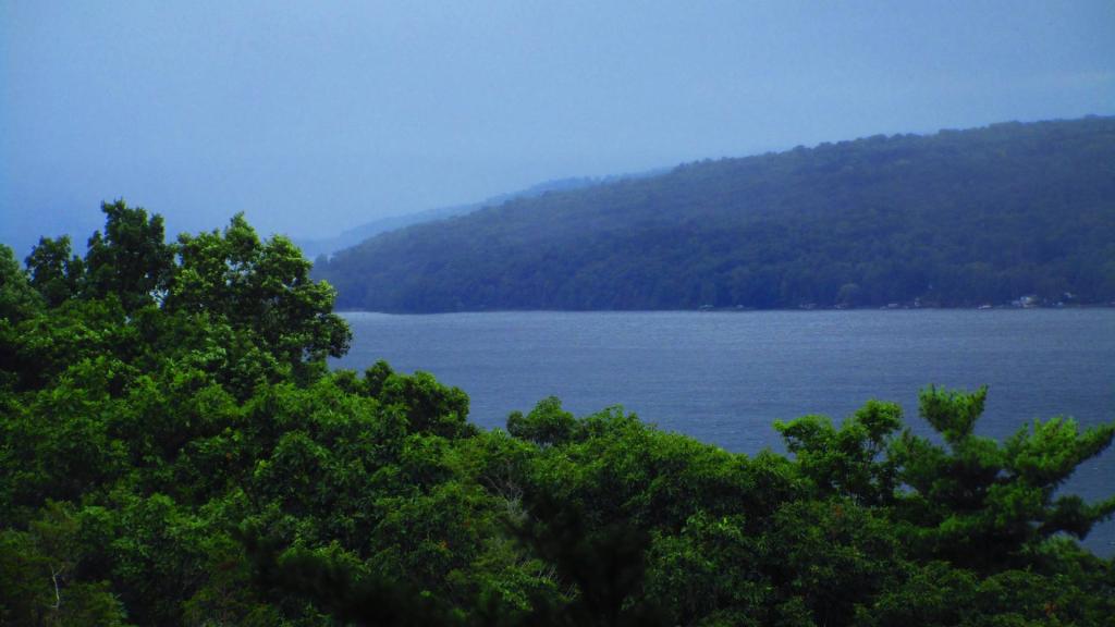 Photo: Cayuga Lake on a Rainy Morning Photo: Cayuga Lake on a Rainy Morning